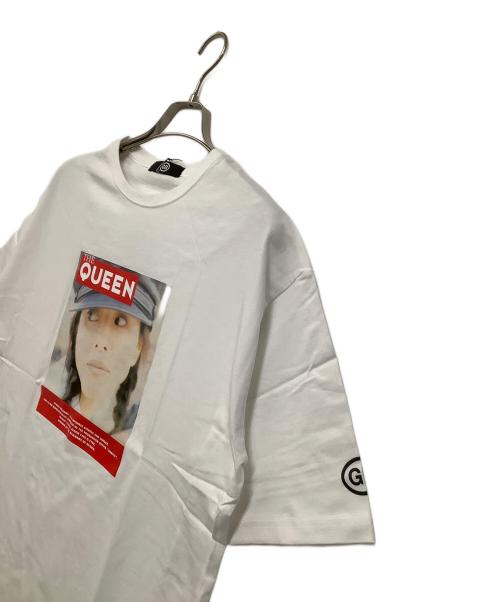 GB by BABA（ジービ バイ ババ）GB by BABA (ジービ バイ ババ) プリントTシャツ　GB S/S Tee QUEEN　小泉今日子コラボ ホワイト サイズ:L 未使用品の古着・服飾アイテム