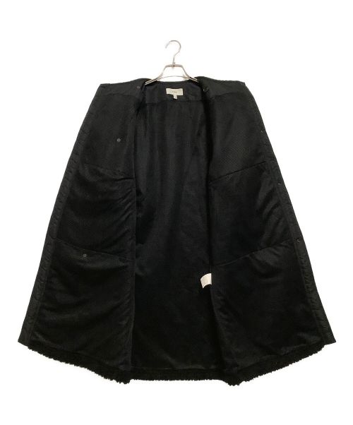 HYKE（ハイク）HYKE (ハイク) オーバーサイズボアロングコート ブラック サイズ:1の古着・服飾アイテム