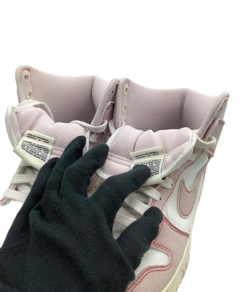 NIKE（ナイキ）NIKE (ナイキ) ハイカットスニーカー ピンク×ホワイト サイズ:26の古着・服飾アイテム