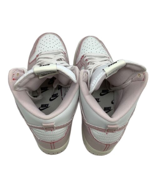 NIKE（ナイキ）NIKE (ナイキ) ハイカットスニーカー ピンク×ホワイト サイズ:26の古着・服飾アイテム