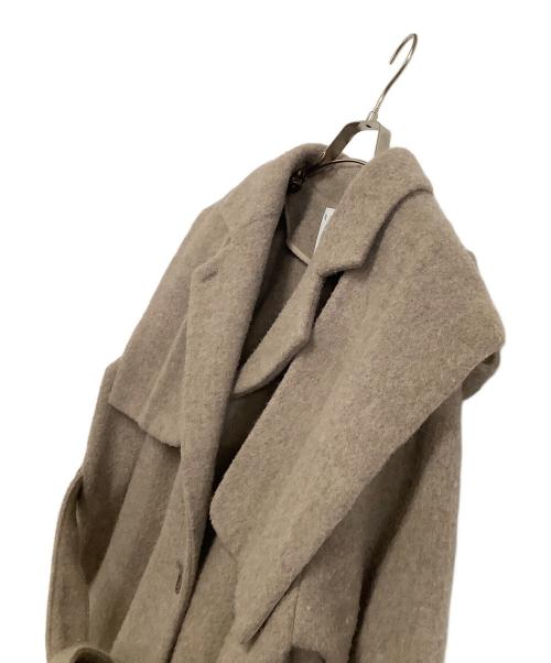 RIM.ARK（リムアーク）RIM.ARK (リムアーク) シングルフェースウールコート ブラウン サイズ:36の古着・服飾アイテム
