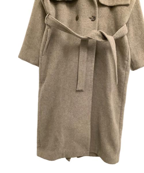 RIM.ARK（リムアーク）RIM.ARK (リムアーク) シングルフェースウールコート ブラウン サイズ:36の古着・服飾アイテム