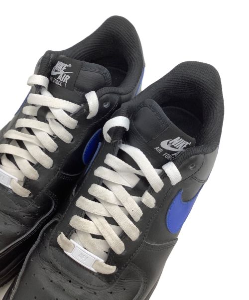 NIKE（ナイキ）NIKE (ナイキ) ローカットスニーカー　AIR FORCE1 ブラック×ブルー サイズ:27の古着・服飾アイテム