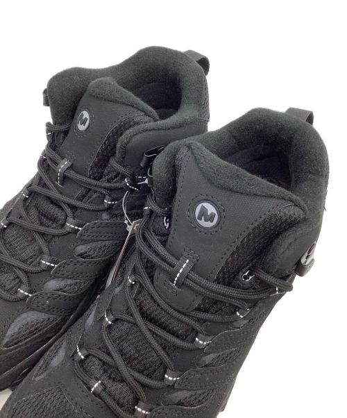 MERRELL（メレル）MERRELL (メレル) ミッドカットスニーカー モアブ3シンセティックミッドゴアテックス ブラック サイズ:26.5 未使用品の古着・服飾アイテム