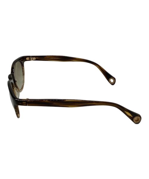 OLIVER PEOPLES（オリバーピープルズ）OLIVER PEOPLES (オリバーピープルズ) TAKAHIROMIYASHITA TheSoloIst. (タカヒロミヤシタ ザソロイスト) サングラス ブラウンの古着・服飾アイテム