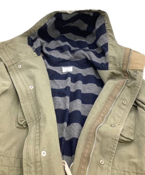 ROTT WEILER（ロットワイラー）ROTT WEILER (ロットワイラー) フーデッドミリタリージャケット カーキ サイズ:Mの古着・服飾アイテム