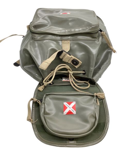 LUGGAGE LABEL（ラゲッジ レーベル）LUGGAGE LABEL (ラゲッジ レーベル) リュック オリーブの古着・服飾アイテム