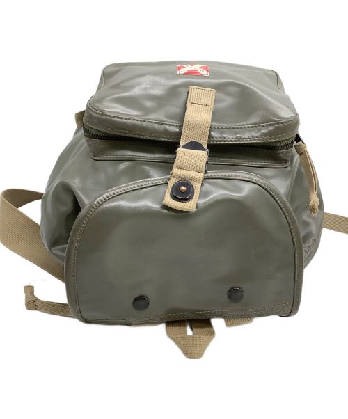 LUGGAGE LABEL（ラゲッジ レーベル）LUGGAGE LABEL (ラゲッジ レーベル) リュック オリーブの古着・服飾アイテム