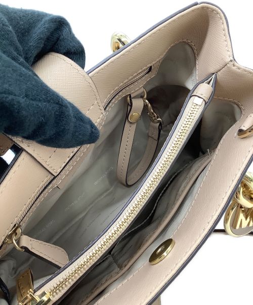 MICHAEL KORS（マイケル・コース）MICHAEL KORS (マイケルコース) 2WAYショルダーバッグ ブラウンの古着・服飾アイテム