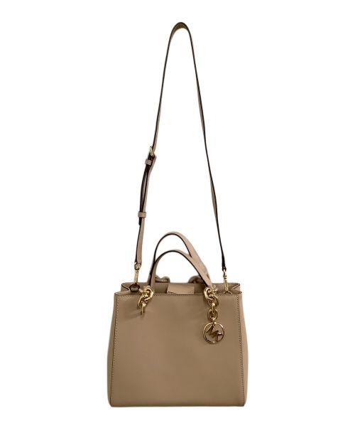 MICHAEL KORS（マイケル・コース）MICHAEL KORS (マイケルコース) 2WAYショルダーバッグ ブラウンの古着・服飾アイテム