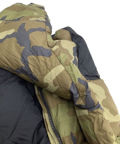 THE NORTH FACE（ザ ノース フェイス）THE NORTH FACE (ザ ノース フェイス) ジュニア ノベルティーヌプシジャケット グリーン×ブラック サイズ:150の古着・服飾アイテム