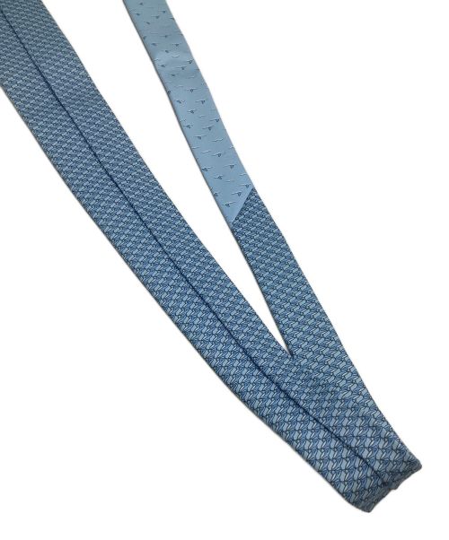 HERMES（エルメス）HERMES (エルメス) ネクタイ　シャーク ライトブルー サイズ:不明 未使用品の古着・服飾アイテム