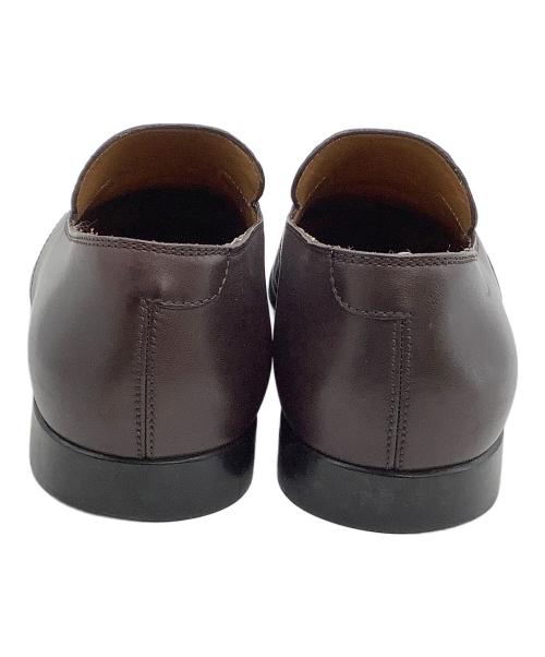 GUCCI（グッチ）GUCCI (グッチ) レザースリッポン ブラウン サイズ:41の古着・服飾アイテム