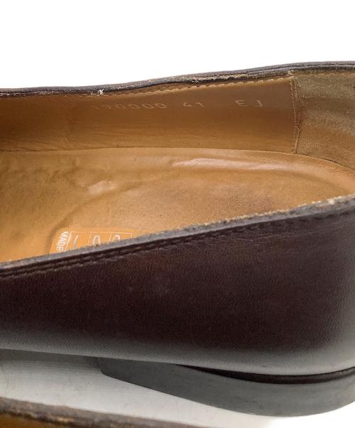 GUCCI（グッチ）GUCCI (グッチ) レザースリッポン ブラウン サイズ:41の古着・服飾アイテム
