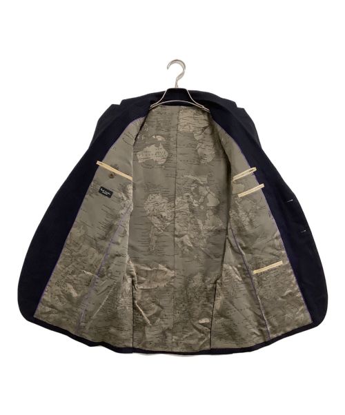 Paul Smith London（ポールスミスロンドン）Paul Smith London (ポールスミスロンドン) セットアップスーツ 	世界地図 ネイビー サイズ:Mの古着・服飾アイテム