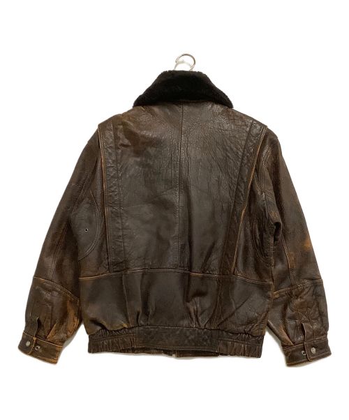 US ARMY（ユーエスアーミー）US ARMY (ユーエスアーミー) フライトジャケット TYPE K-1 ブラウン サイズ:Lの古着・服飾アイテム