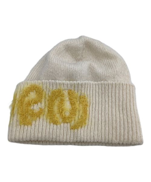 MARNI（マルニ）MARNI (マルニ) ニット帽 ベージュ×イエロー サイズ:Mの古着・服飾アイテム