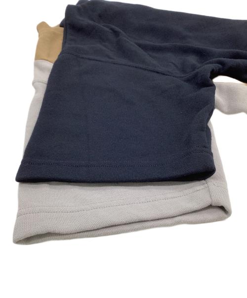 THE NORTH FACE（ザ ノース フェイス）THE NORTH FACE (ザ ノース フェイス) Tシャツ　Asymmetry Logo Tee　21SS ネイビー×ブラウン サイズ:Sの古着・服飾アイテム