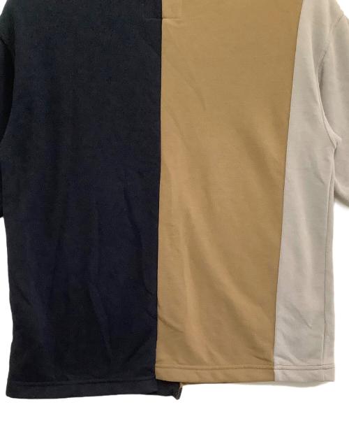 THE NORTH FACE（ザ ノース フェイス）THE NORTH FACE (ザ ノース フェイス) Tシャツ　Asymmetry Logo Tee　21SS ネイビー×ブラウン サイズ:Sの古着・服飾アイテム