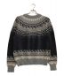 YANUK (ヤヌーク) セーター ノルディック ジャガードニット ライトグレー×グレー サイズ:M 未使用品：6000円