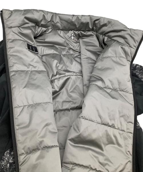 MUNSING WEAR（マンシングウェア）MUNSING WEAR (マンシングウェア) リバーシブル中綿ジャケット ブラック×グレー サイズ:Lの古着・服飾アイテム