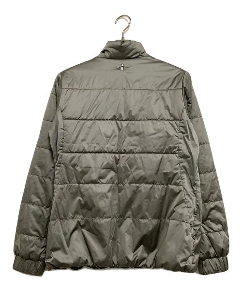 MUNSING WEAR（マンシングウェア）MUNSING WEAR (マンシングウェア) リバーシブル中綿ジャケット ブラック×グレー サイズ:Lの古着・服飾アイテム