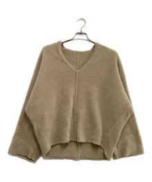 FRAMeWORK（フレームワーク）の古着「ウールモールチュニックプルオーバー」｜ベージュ
