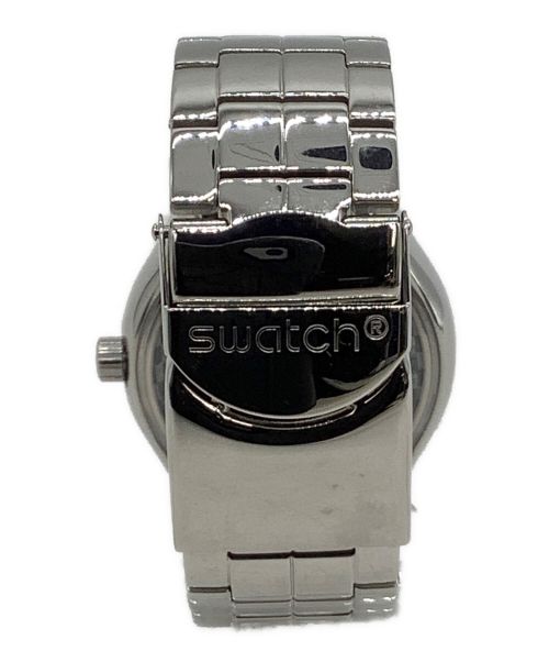 SWATCH（スウォッチ）SWATCH (スウォッチ) リストウォッチ 裏スケルトン　SSブレスレット シルバーの古着・服飾アイテム