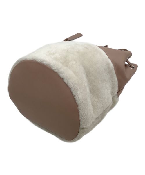 MARCO MASI（マルコマージ）MARCO MASI (マルコマージ) 巾着バッグ ピンク×ホワイトの古着・服飾アイテム