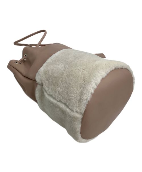 MARCO MASI（マルコマージ）MARCO MASI (マルコマージ) 巾着バッグ ピンク×ホワイトの古着・服飾アイテム