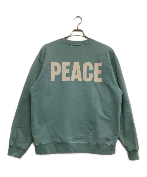 UNION（ユニオン）UNION (ユニオン) スウェット WHAT ABOUT CREW グリーン サイズ:2の古着・服飾アイテム