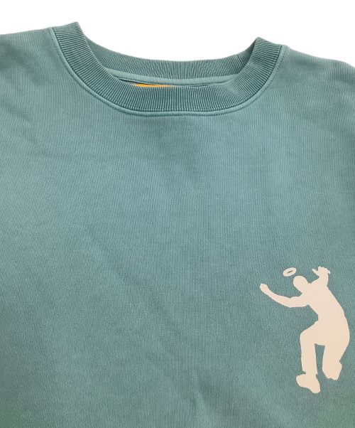 UNION（ユニオン）UNION (ユニオン) スウェット WHAT ABOUT CREW グリーン サイズ:2の古着・服飾アイテム
