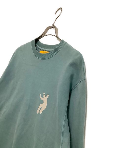 UNION（ユニオン）UNION (ユニオン) スウェット WHAT ABOUT CREW グリーン サイズ:2の古着・服飾アイテム