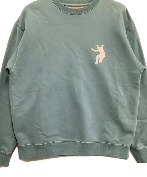 UNION（ユニオン）UNION (ユニオン) スウェット WHAT ABOUT CREW グリーン サイズ:2の古着・服飾アイテム