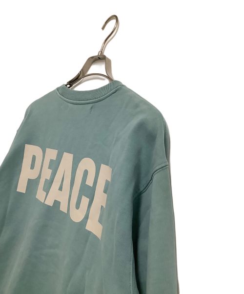 UNION（ユニオン）UNION (ユニオン) スウェット WHAT ABOUT CREW グリーン サイズ:2の古着・服飾アイテム