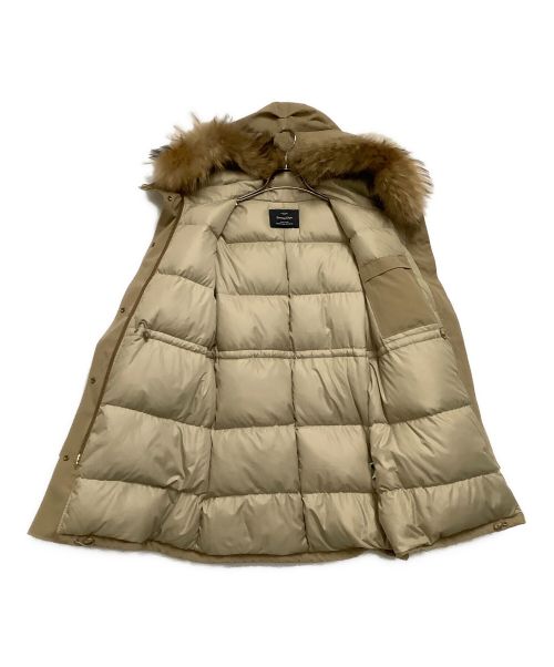 green label relaxing（グリーンレーベルリラクシング）green label relaxing (グリーンレーベルリラクシング) ダウンコート ハッスイ マウンテンダウン コート LONG ベージュ サイズ:38の古着・服飾アイテム