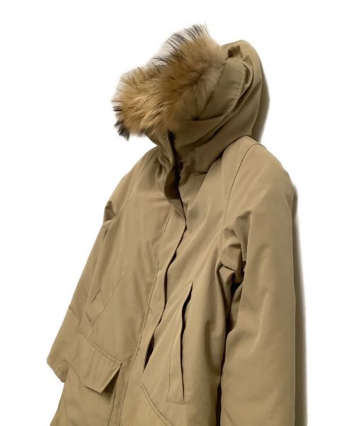 green label relaxing（グリーンレーベルリラクシング）green label relaxing (グリーンレーベルリラクシング) ダウンコート ハッスイ マウンテンダウン コート LONG ベージュ サイズ:38の古着・服飾アイテム