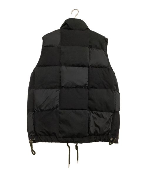 sacai（サカイ）sacai (サカイ) 中綿ベスト ブラック サイズ:3の古着・服飾アイテム