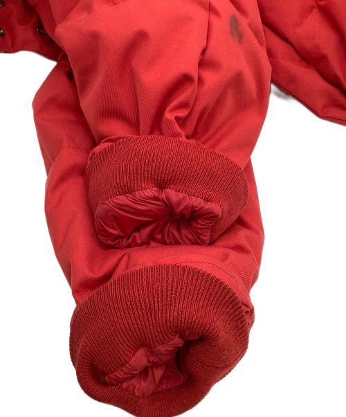 Pyrenex（ピレネックス）Pyrenex (ピレネックス) ダウンジャケット レッド サイズ:Lの古着・服飾アイテム