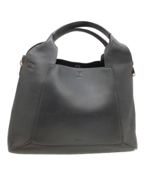 FURLA（フルラ）FURLA (フルラ) 2WAYバッグ ジルダ Lサイズ ブラックの古着・服飾アイテム