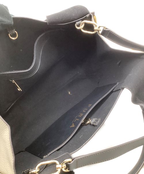 FURLA（フルラ）FURLA (フルラ) 2WAYバッグ ジルダ Lサイズ ブラックの古着・服飾アイテム