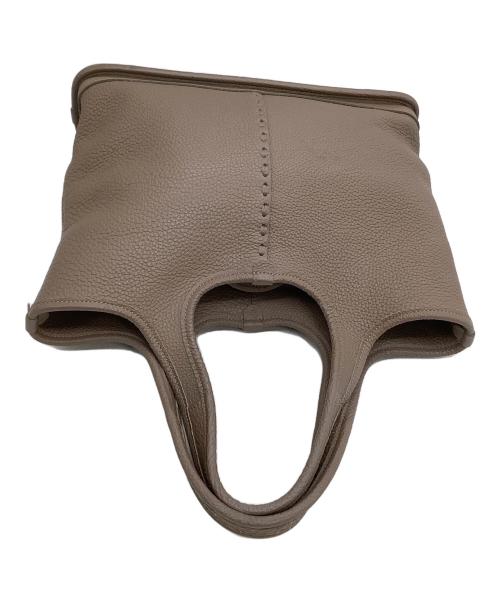 Magnu（マヌー）Magnu (マヌー) レザートートバッグ ブラウンの古着・服飾アイテム