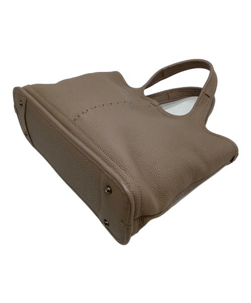 Magnu（マヌー）Magnu (マヌー) レザートートバッグ ブラウンの古着・服飾アイテム