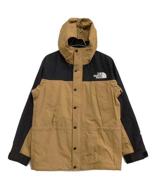 THE NORTH FACE（ザ ノース フェイス）THE NORTH FACE (ザ ノース フェイス) マウンテンライトジャケット ベージュ×ブラック サイズ:Sの古着・服飾アイテム