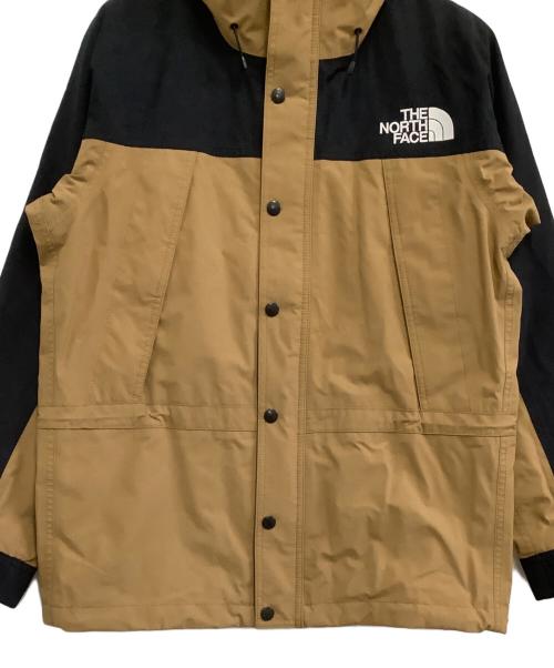 THE NORTH FACE（ザ ノース フェイス）THE NORTH FACE (ザ ノース フェイス) マウンテンライトジャケット ベージュ×ブラック サイズ:Sの古着・服飾アイテム