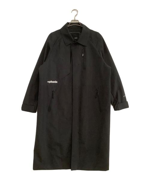 PHENIX（フェニックス）PHENIX (フェニックス) ステンカラーコート ブラック サイズ:Mの古着・服飾アイテム