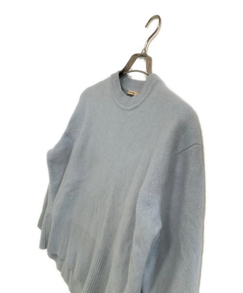 Curensology（カレンソロジー）Curensology (カレンソロジー) ウールカシミヤタートルネックニット　22AW ブルー サイズ:freeの古着・服飾アイテム