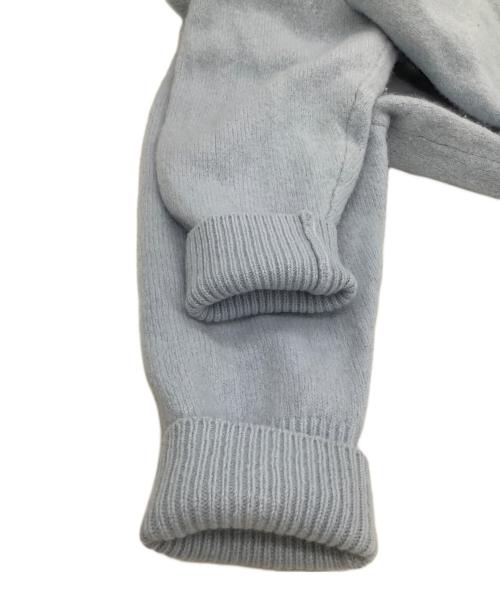 Curensology（カレンソロジー）Curensology (カレンソロジー) ウールカシミヤタートルネックニット　22AW ブルー サイズ:freeの古着・服飾アイテム