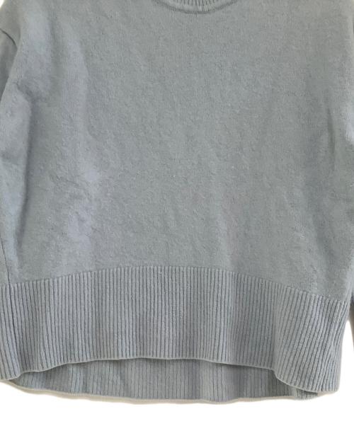 Curensology（カレンソロジー）Curensology (カレンソロジー) ウールカシミヤタートルネックニット　22AW ブルー サイズ:freeの古着・服飾アイテム