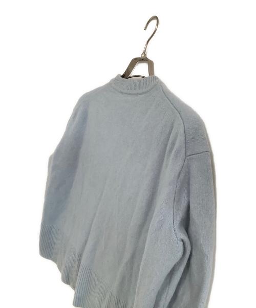 Curensology（カレンソロジー）Curensology (カレンソロジー) ウールカシミヤタートルネックニット　22AW ブルー サイズ:freeの古着・服飾アイテム